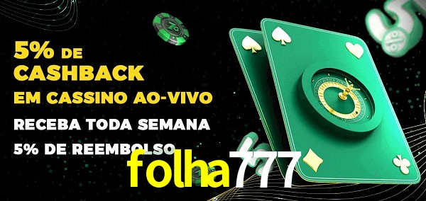 Promoções do cassino ao Vivo folha777